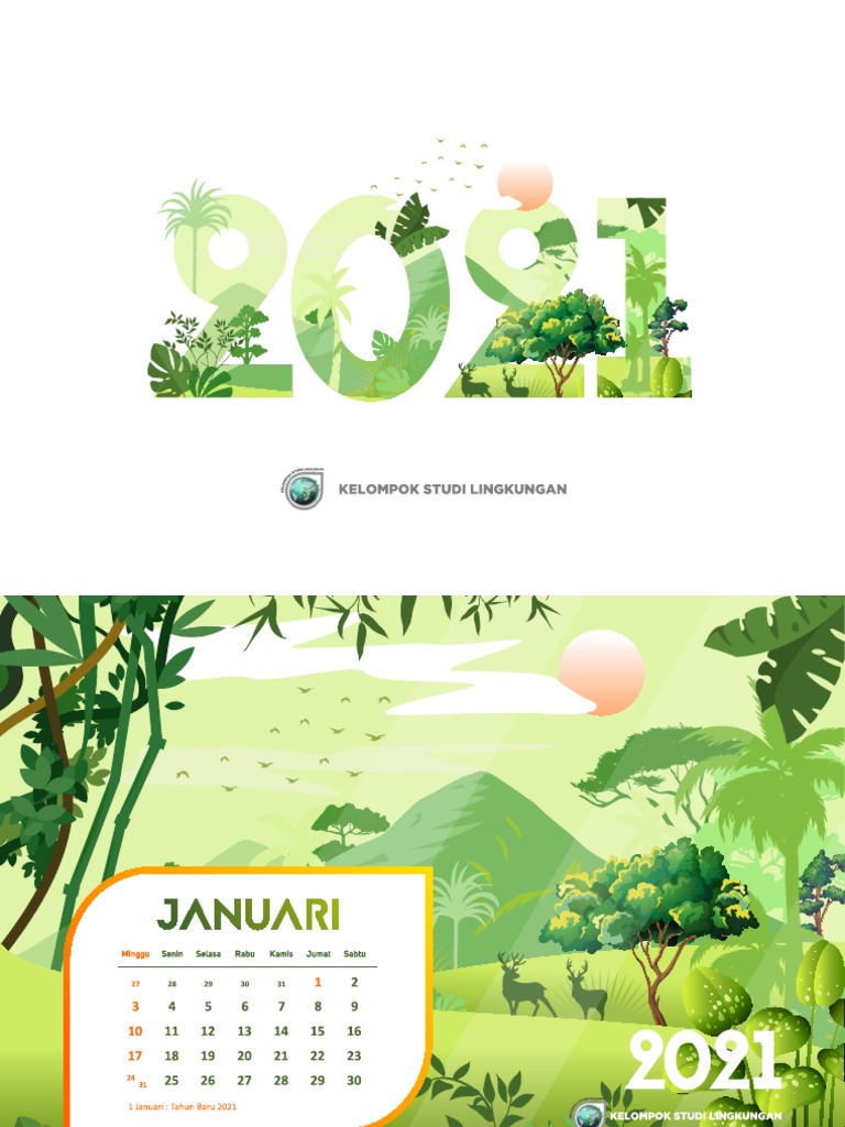 Kalender Lingkungan 2021 Master | PDF