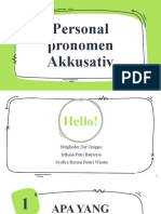 Personal Pronomen Akkusativ