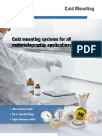 Cold Mounting Systems For All Materialographic Applications
