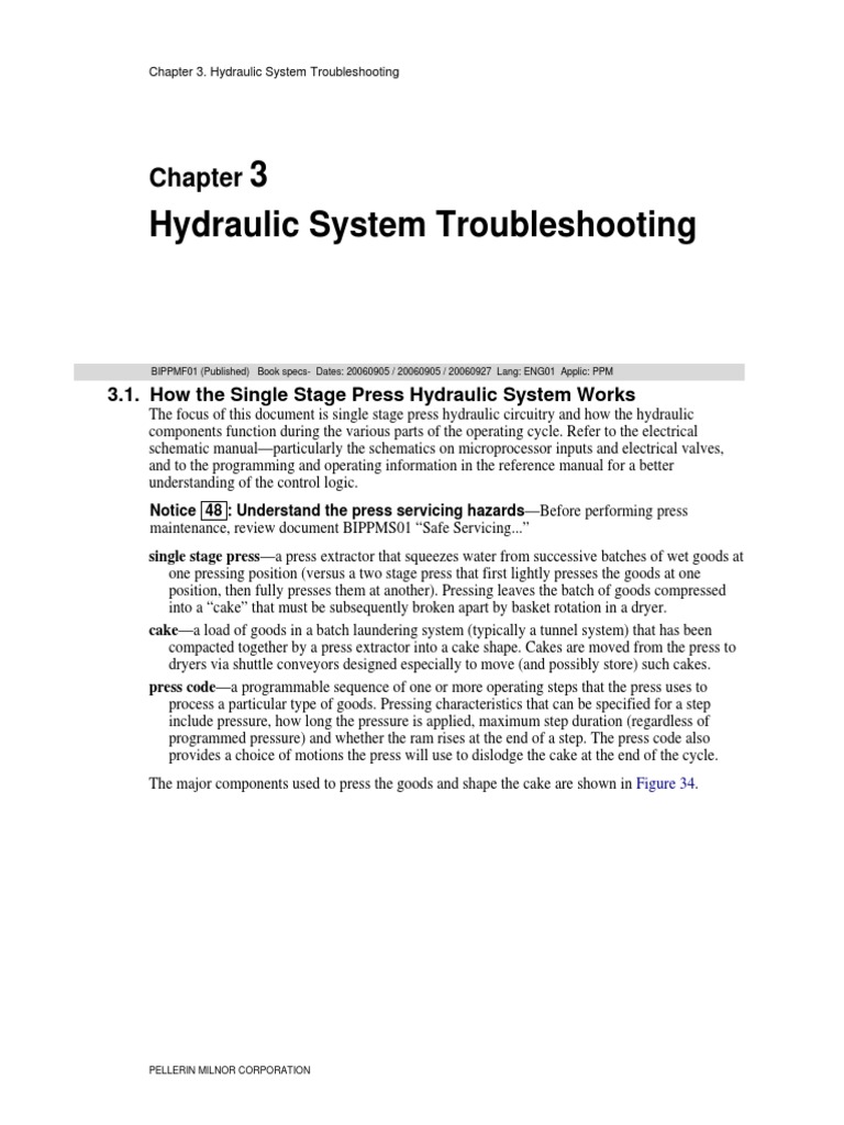 Hydraulic System Troubleshooting Guide | PDF | Valve | Pump