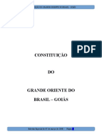 Constituição do Grande Oriente de Goiás