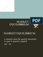 Lesson 4 - Market Equilibrium