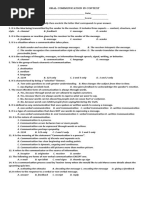 Name: - Date: - Grade & Section: - Score