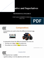 Comparative and Superlatives: Professional English Ii