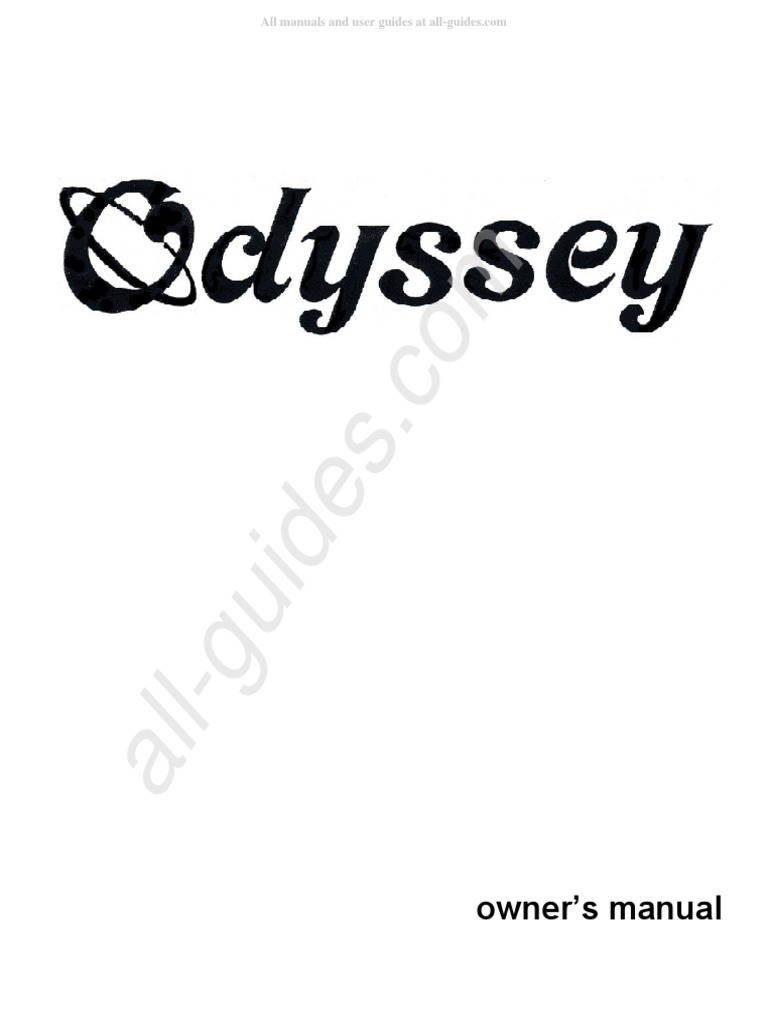 1996 honda odyssey – Just Give Me The Damn Manual