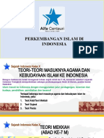 Perkembangan Islam Dan Kesultanan Islam Di Indonesia