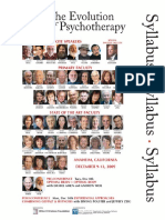 POSTER EVOLUTION PSYCHOTHERAPY Brochure Cloe 100pp