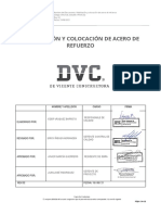 DVC-CAL-COL005-PR-OC-02 Habilitación y Colocación de Acero Rev.02