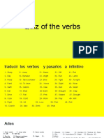 Quiz of The Verbs