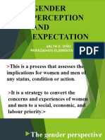 Gender Perception and Expectation