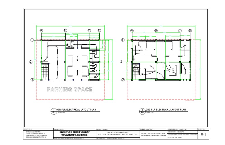 Ground Floor Electrical Layout Plan | PDF