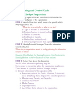 Budgetary Planning and Control Cycle Guide