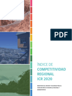 Indice de Competitividad Regional 2020