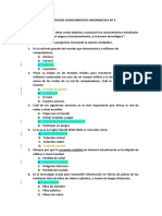 Evaluación Conocimientos Informaticos #2