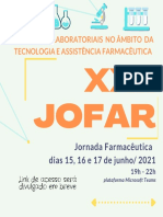 XXII JOFAR 2021 Divulgação Prévia