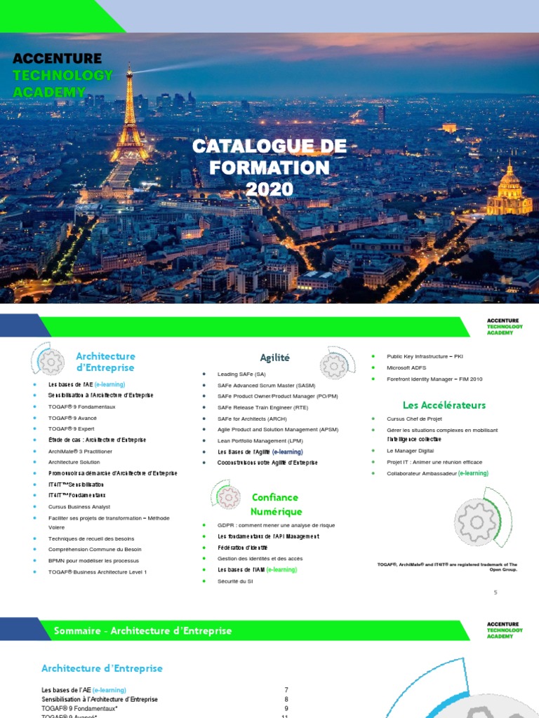 Accenture Catalogue 2020 | PDF | Pédagogie | Business