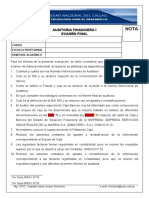 Examen de Auditoria Financiera I