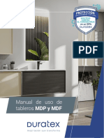Manual de Uso de Tableros MDP y MDF Duratex 2021