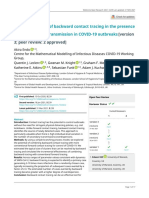 Kucharsli A. Implication of Backward Contact Tracing in The Presence of Overdispersed Transmission in COVID-19 Outbreaks