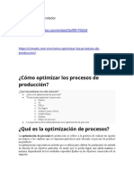 Cómo Optimizar Los Procesos de Producción