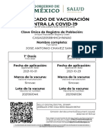 Certificado de Vacunación