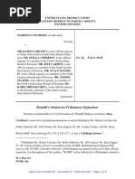 Cawthorn Injunction Request