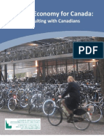 The Canadian Institute For Environmental Law and Policy - Green Economy For Canada