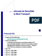 Protocoale de Securitate La Nivel Transport