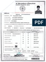 SSC Certificate for Nalliboina Vamsi with GPA 7.2