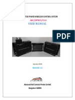 Distributed power wireless control system user manual