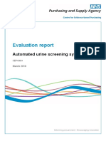 Evaluation Report: Automated Urine Screening Systems