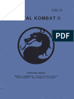 Mortal Kombat 2 Operations Manual