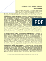 Trabajo en equipo y desafíos de la colaboración