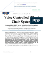 Voiced Control Wheelchair System