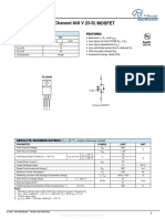 N-Channel 0 V (D-S) Mosfet: Features Product Summary