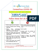 Novel Coronavirus (Covid-19) : Protect Yourself and Others !