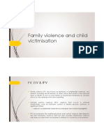 Family Violence and Child Victimisation