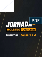 RESUMO AULAS 1 E 2 Holding Familiar