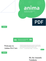 Modelo de Apresentação Power Point para Loja Pet Verde Claro