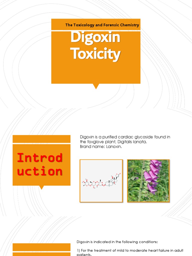 Digoxin Toxicity: The Toxicology and Forensic Chemistry | PDF | Heart ...