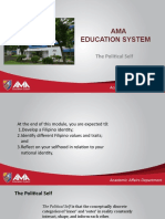 AMA Education System: The Political Self