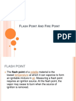 Flash Point and Fire Point
