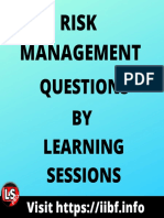 Risk Management: Questions BY Learning Sessions