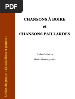 Chansons Paillardes Vins Boissons