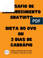 Dieta do Ovo Gratuita de 3 Dias