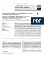 A Green Method For Production of Nanobiochar by Ball Milling - Optimization and Characterization