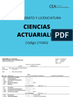 BACHILLERATO Y LICENCIATURA EN CIENCIAS ACTUARIALES