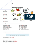 KEY 06 The Indefinite Article Exercises