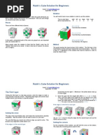 8 Algorithms For Rubik's Cube | PDF | Teaching Mathematics