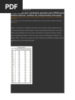 análise fatorial - SPSS Análise - Blog